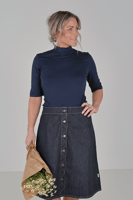 Huvudbild Pia blå tröja