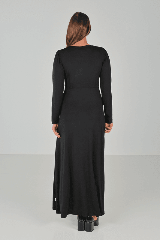 Ragnhild svart elegant klänning.