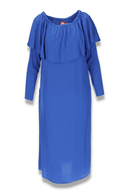 Huvudbild Palma kungsblå elegant klänning i rayon