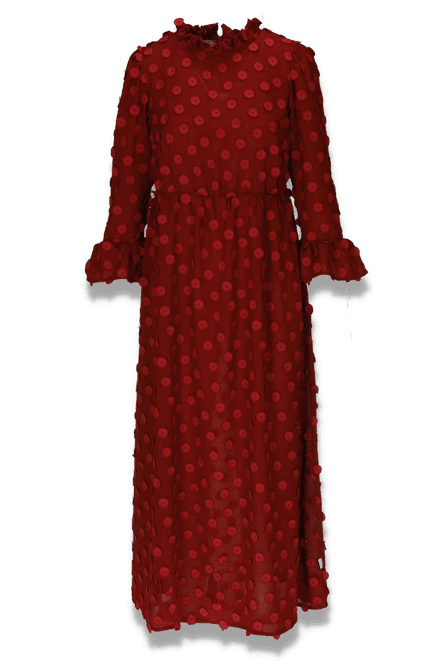 Huvudbild Sina elegant burgundy festklänning 