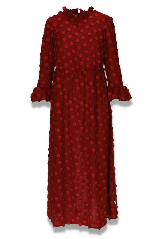 Sina elegant burgundy festklänning 