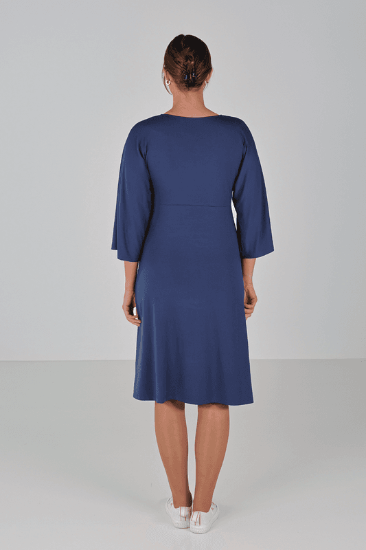 Lilja fantastisk marinblå  basisklänning