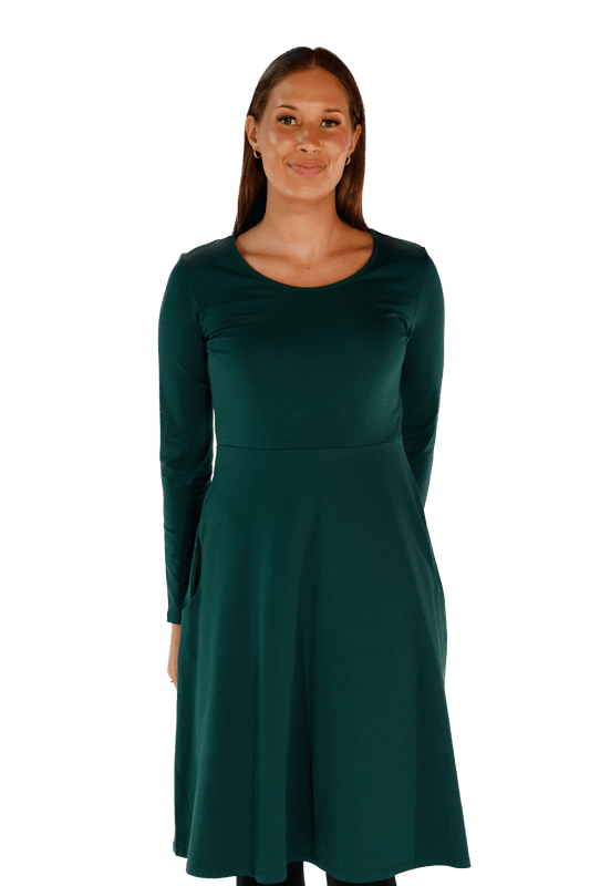 Siren grön basklänning