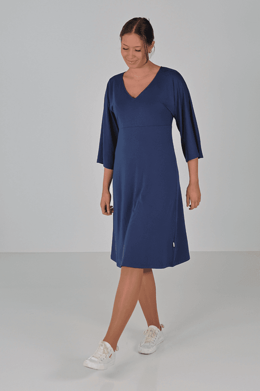 Lilja fantastisk marinblå  basisklänning