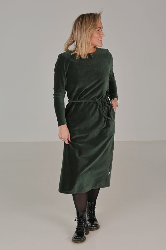 Chloe kombogrön klänning