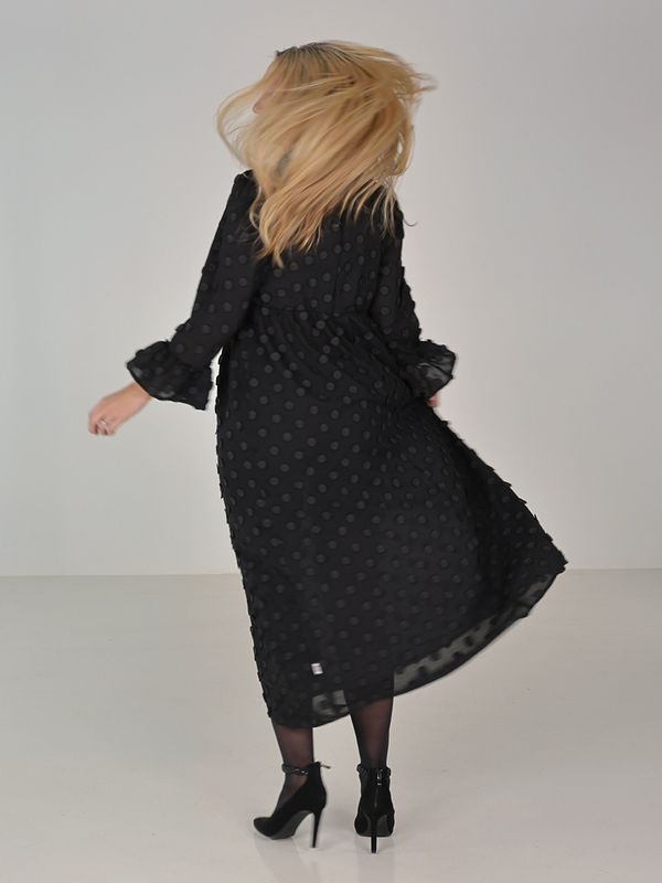 Sina elegant svart festklänning 