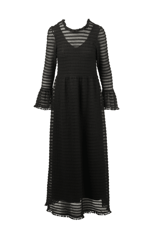 Stine elegant svart festklänning 