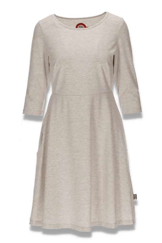 Denise beige basklänning