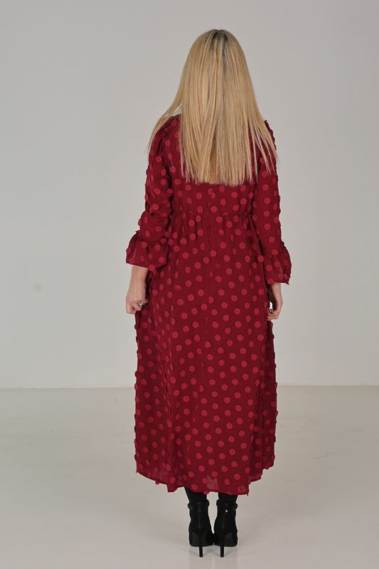 Sina elegant burgundy festklänning 