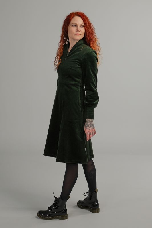 Gabrielle kombogrön klänning